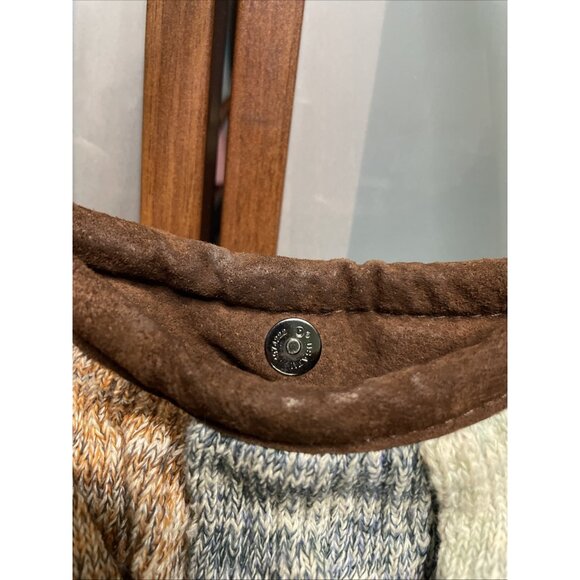 God Design Vintage 90s Y2K Suede Gloves Hand Shoulder HoboBag Purse Avant Garde - Picture 10 of 10